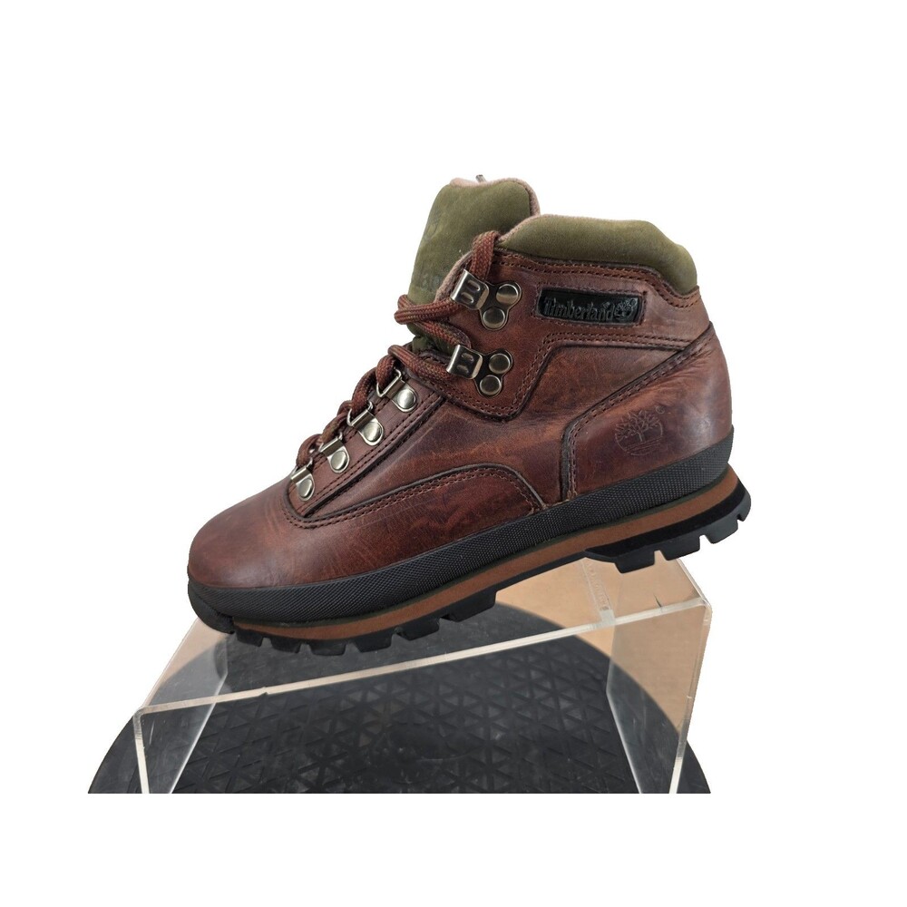 Timberland Euro Hiker In Brown And Green. Women’s Size 7M 95310